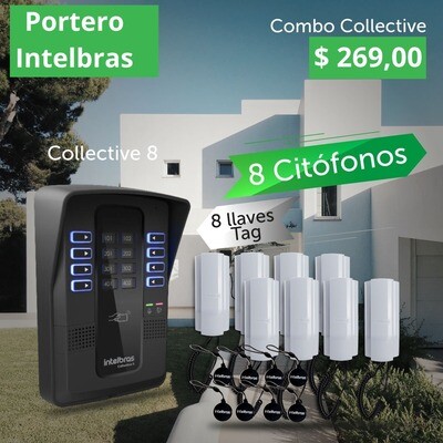 Portero 8 citofonos