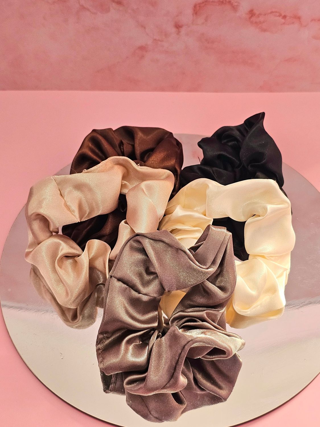 Nude Scrunchie Kollection- Set of 5