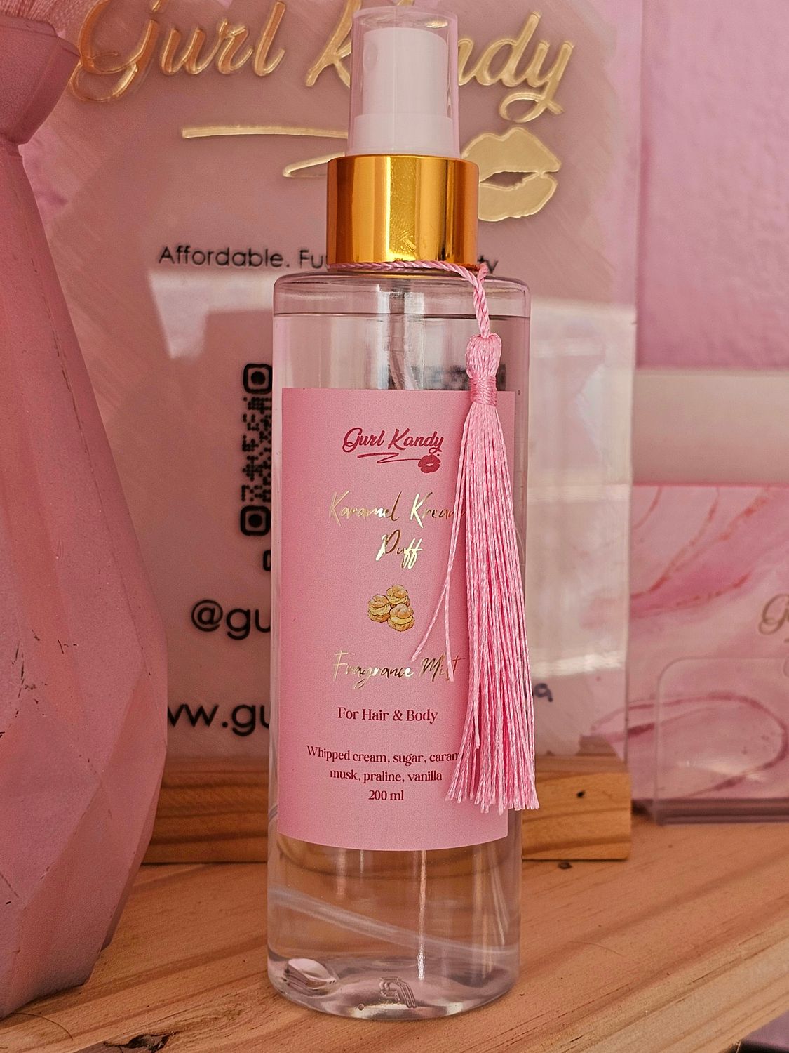 Karamel Cream Puff- Fragrance Mist