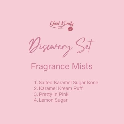 DISCOVERY SETS- FRAGRANCE MISTS- SET OF 4