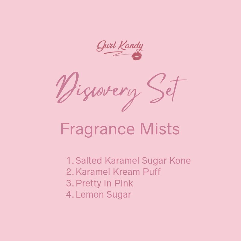 DISCOVERY SETS- FRAGRANCE MISTS- SET OF 4