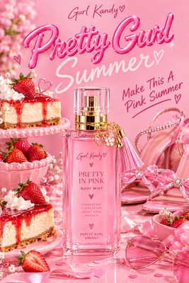 Pretty In Pink- Fragrance Mist- For Hair & Body