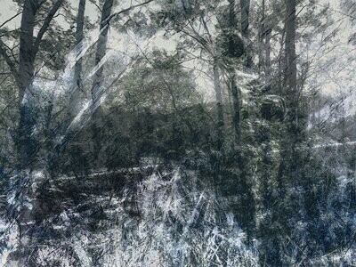 DREAM ROAD - landschap fotografie collage - 120x90cm