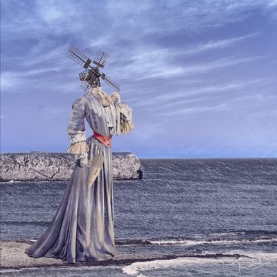 Digital collage - Make Your Own Storm - high quality print