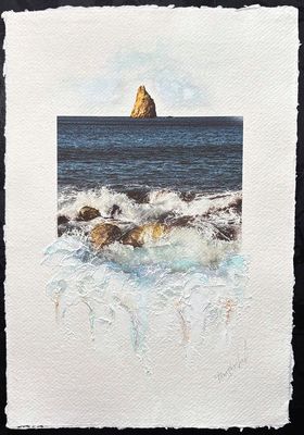 Mixed Media Artwork on Paper – Standing Tall – 20x30 cm Mixed Media Artwork on Paper – Standing Tall – 20x30 cm