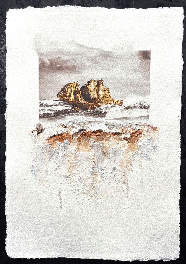 Mixed Media Artwork on Paper – Test of Time – 20x30 cm Mixed Media Artwork on Paper – Test of Time – 20x30 cm