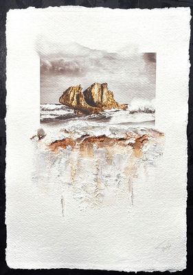 Mixed Media Artwork on Paper – Test of Time – 20x30 cm Mixed Media Artwork on Paper – Test of Time – 20x30 cm