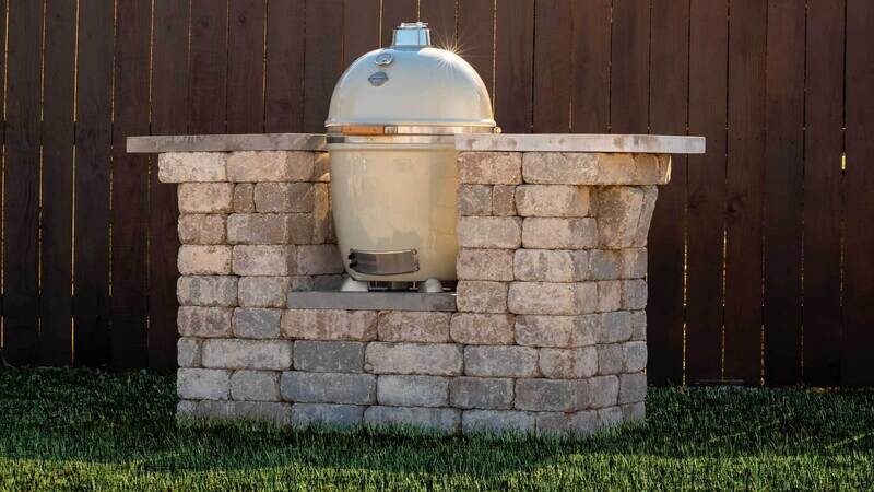 Metro-D Small Kamado Grill Island Metro-D Small Kamado Grill Island