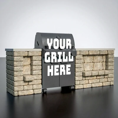 Grilligan's Island Stone Wrap for Grills