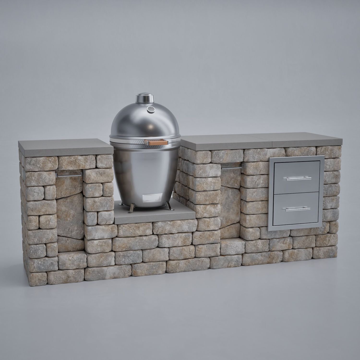 Unity-K+ Deluxe Kamado Modular Outdoor Kitchen Unit