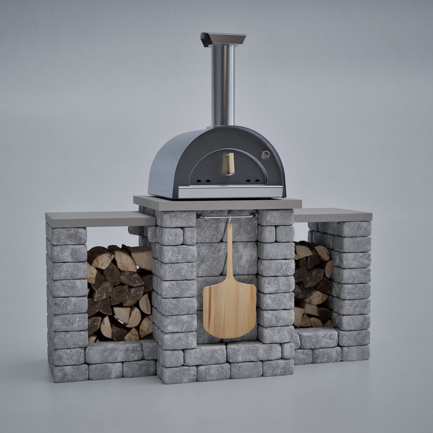 Unity-Z Pizza Oven Outdoor Kitchen Modular Grill Island Unit