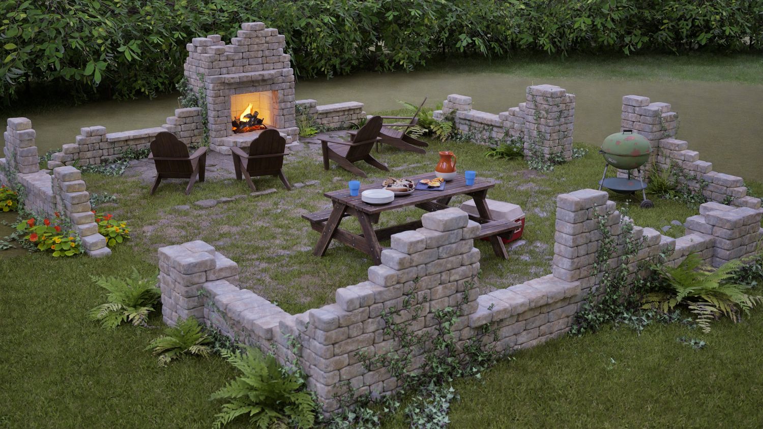 Garden Ruins Whimsical Follies