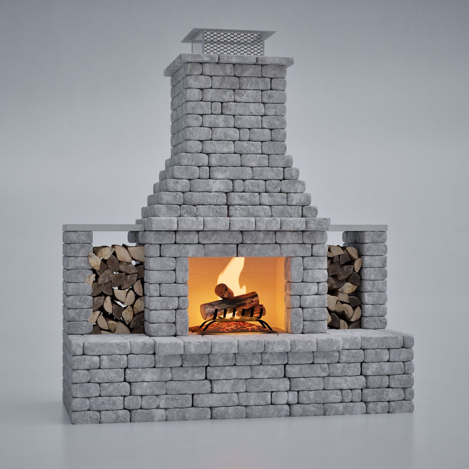 Bellrise Fireplace for Deck and Raised Patios