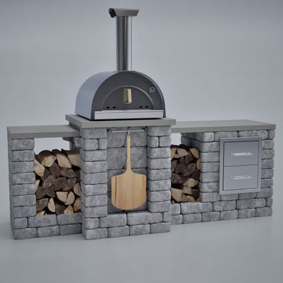 Unity-Z+ Deluxe Pizza Oven Modular Outdoor Kitchen Unit