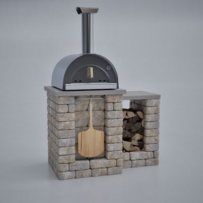 Unity Z Minus Pizza Compact Wood-Fired Pizza Island