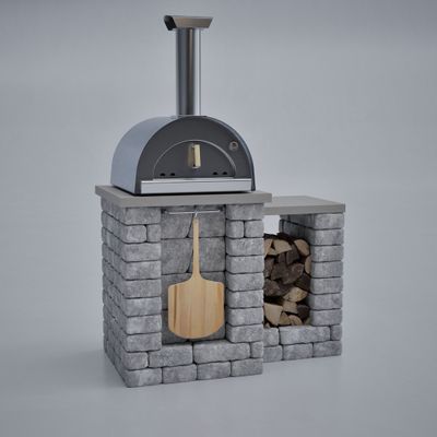 Unity Z Minus Pizza Compact Wood-Fired Pizza Island