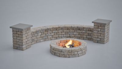 Sedgewick Fire Pit & Seat Wall