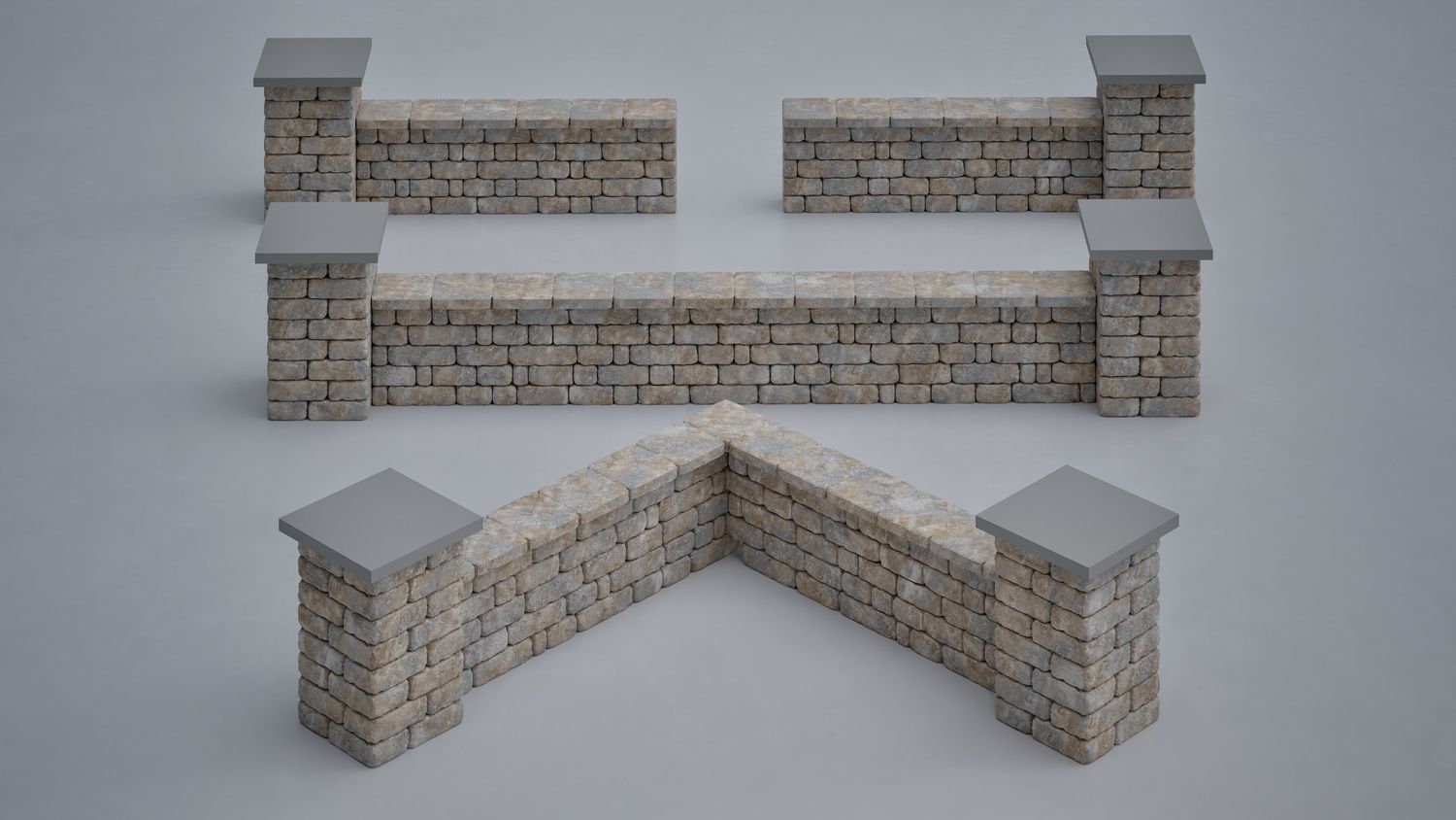 Grange 12' Configurable Seat Wall Kit