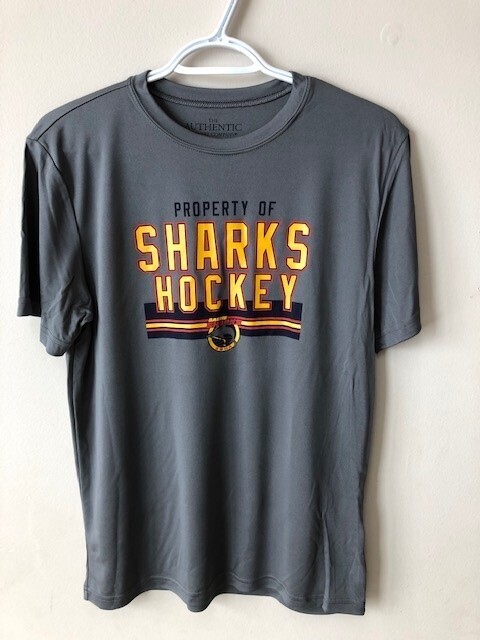 T-shirt - Youth Dri-Fit with &quot;Sharks Hockey&quot;, Size: Youth X-Small