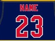 Name Panel - &quot;NEW for 2024&quot; Competitive Away (Navy)