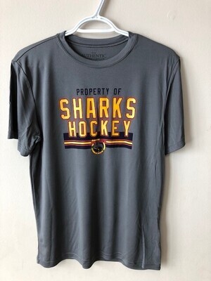 T-shirt - Youth Dri-Fit with "Sharks Hockey"