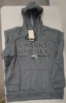 Hoodie - Black Marle "Sharks Hockey" - Youth