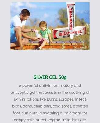 SILVER GEL and spray for wounds