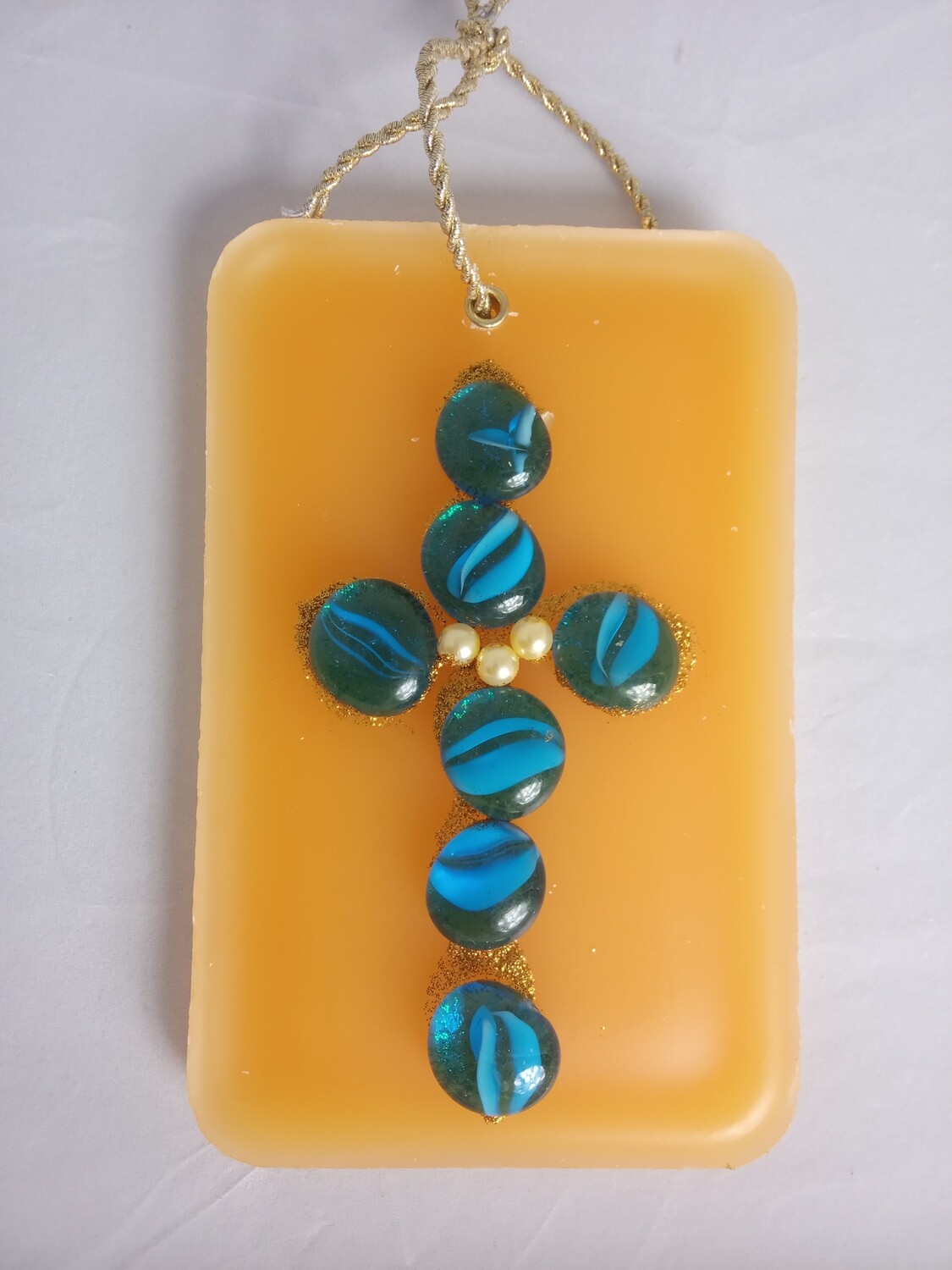 Decorative wax sachet, tablet, handmade