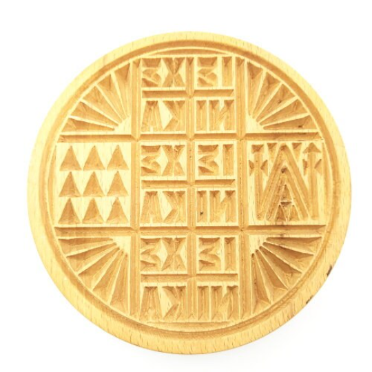 Wooden Holy Bread Seal Prosphora