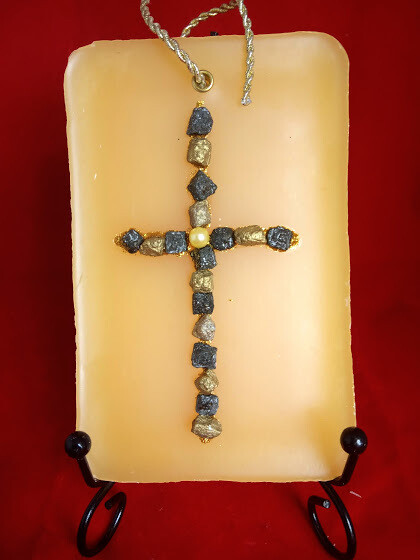 Decorative wax sachet, tablet, made with, both the most powerful energy, incenses, black and gold! 14.5x9.5 cm