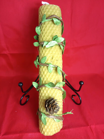 Candle - lambada- handmade of pure honeycomb, 20X4cm Candle - lambada- handmade of pure honeycomb, 20X4cm