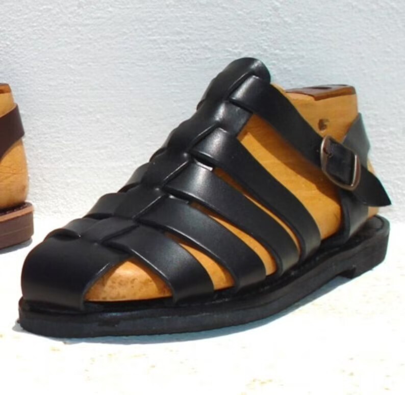 Greek handmade Roman leather sandals for men Greek handmade Roman leather sandals for men