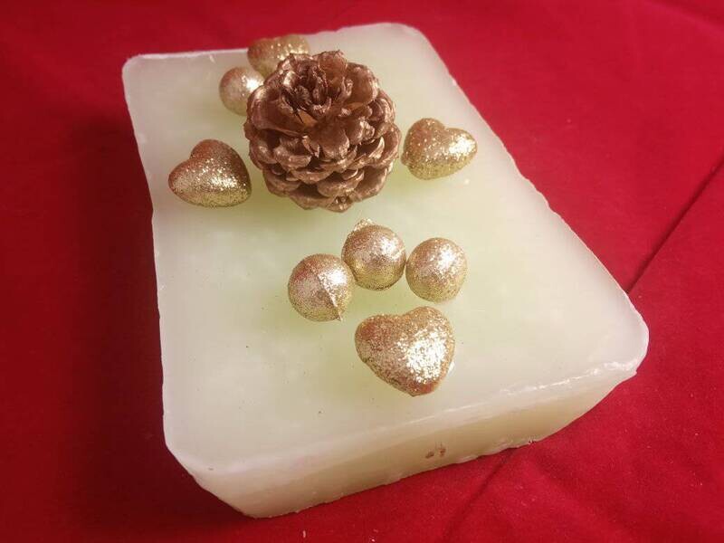 Decorative unique handmade candle