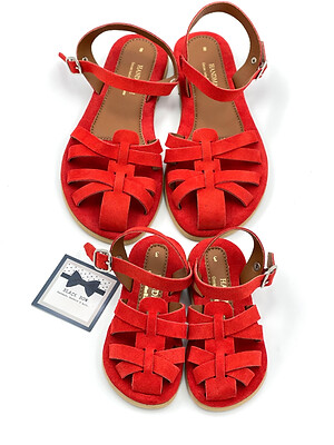 Leather handmade anatomical sandals, for women and girls, in 20 colors