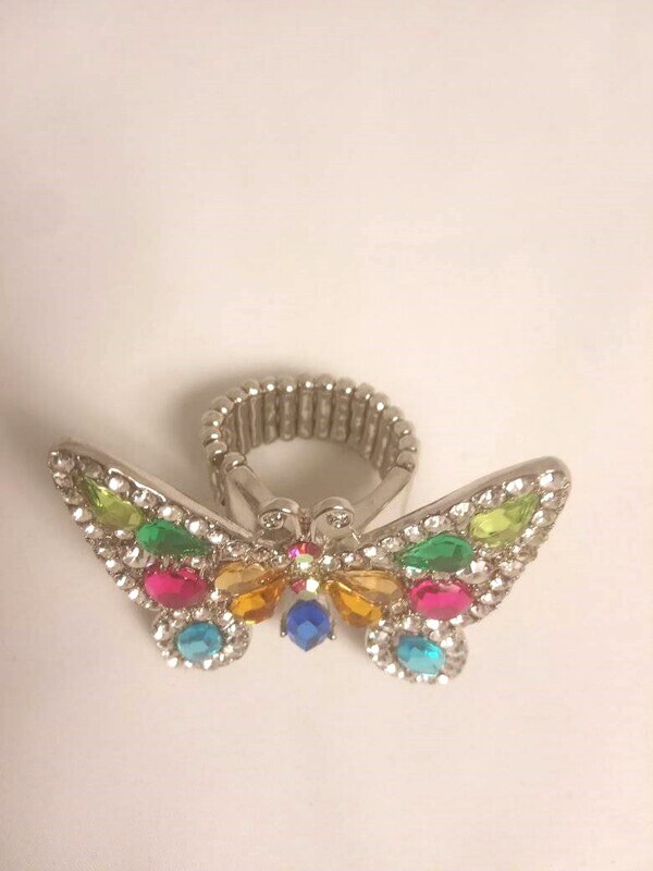 Big Ring, very impressive multicolored butterfly