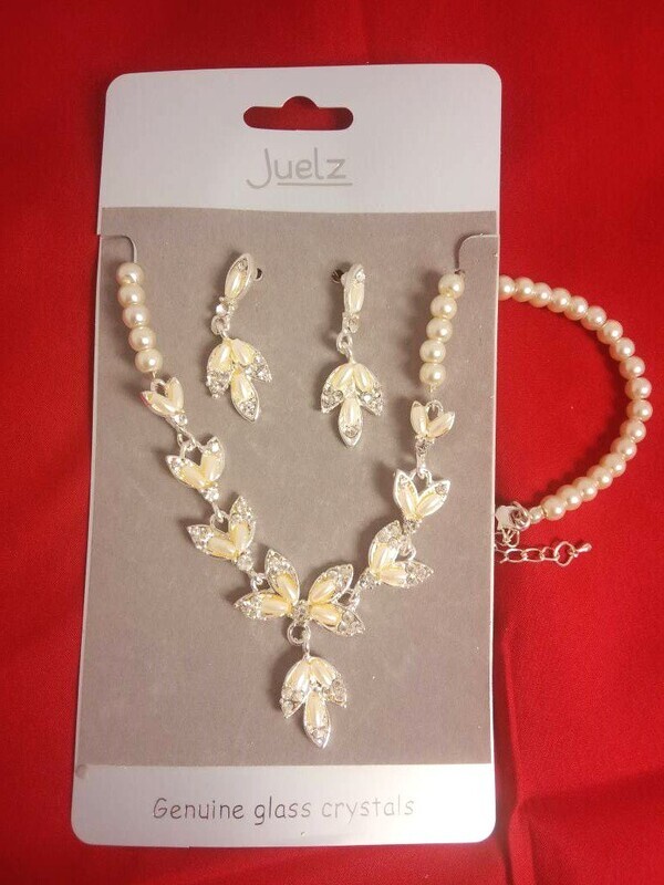 Necklace with earrings