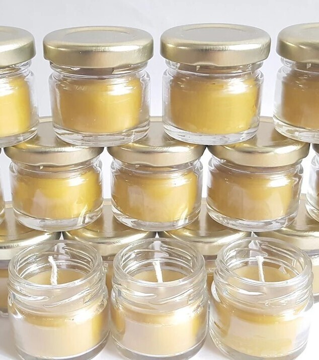 Beeswax tea lights-small candles
