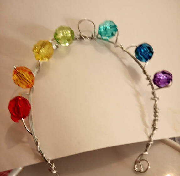 Handmade unique large decorative horseshoe charm