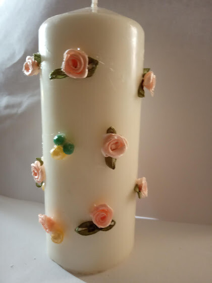 Large decorative candle