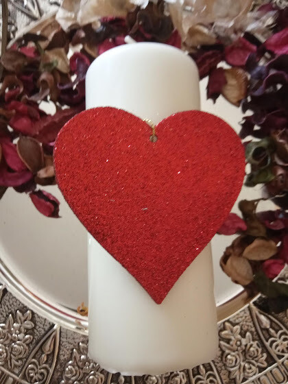 Large decorative candle