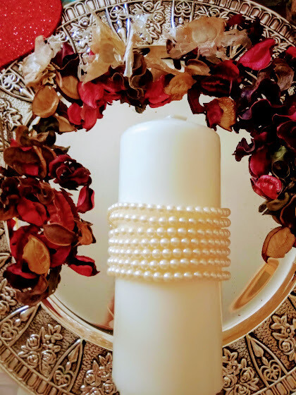 Large decorative candle