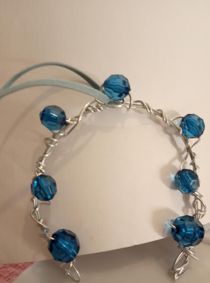 Handmade unique large decorative horseshoe charm