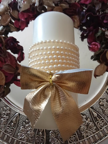 Large decorative candle