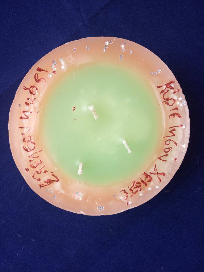 Candle handmade unique