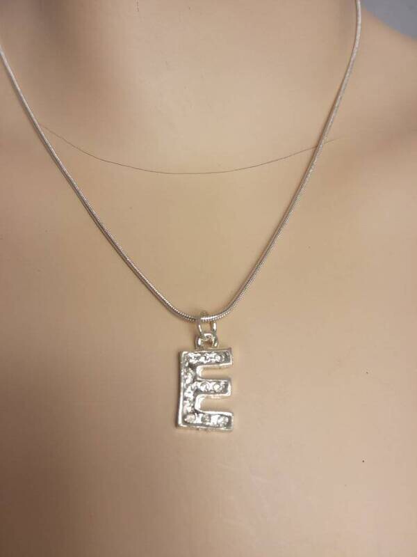Necklace with alphabet charms