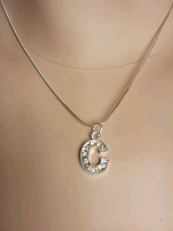 Necklace with alphabet charms