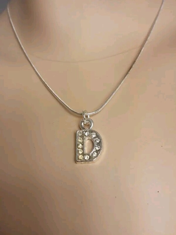 Necklace with alphabet charms
