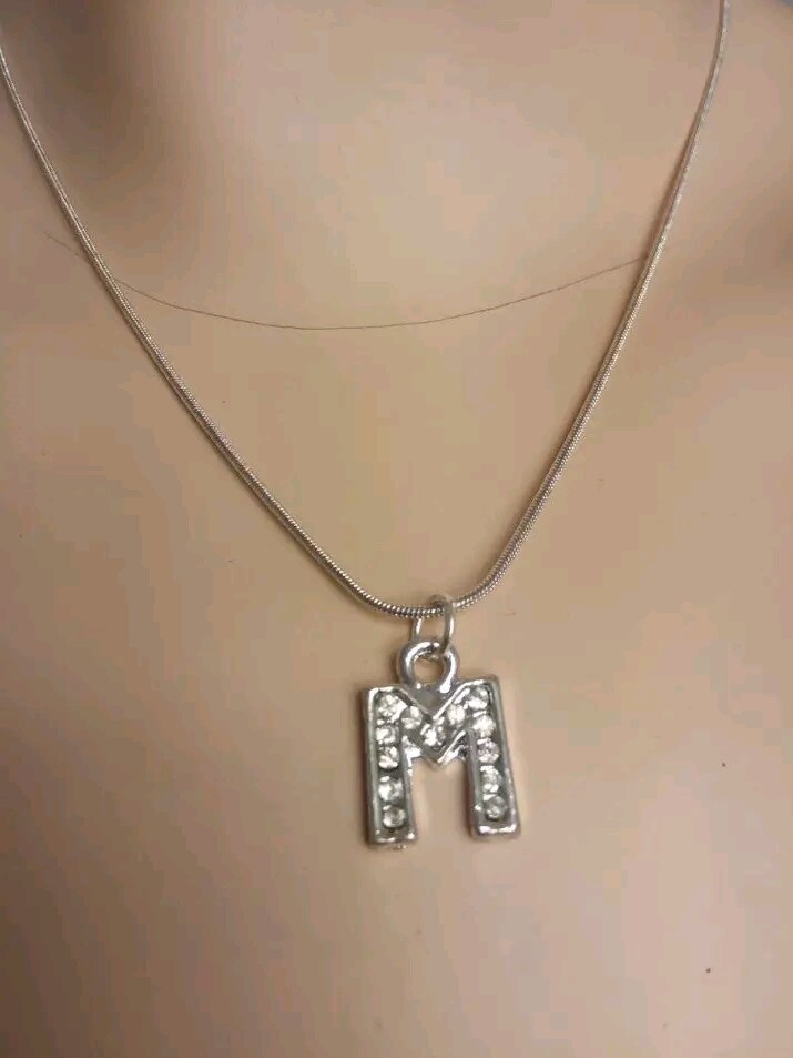 Necklace with alphabet charms