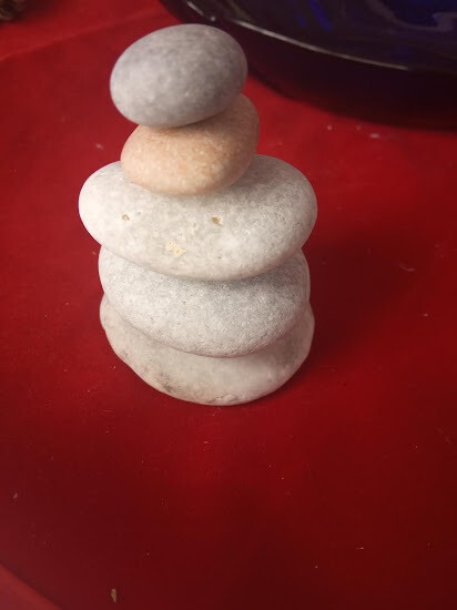 Zen balance pebbles Meditation stone Set small beach stone cairn Stacking stones Beach pebbles