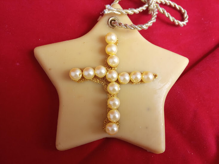 Pure Beeswax sachet, decorative, unique, handmade